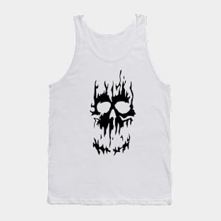 Skull on Fire Tank Top